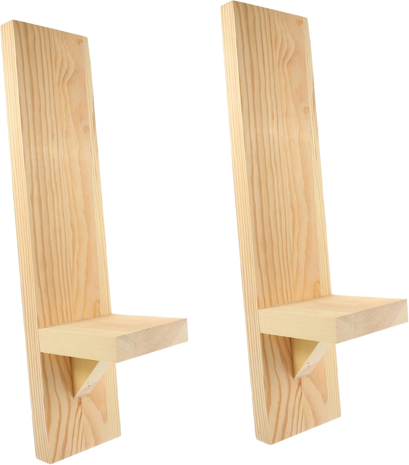 Cabilock Wooden Wall Sconce Candle Holder Rustic Tealight Candle Holders for Wedding Centerpiece and Home Decor Vintage Style Hallway Wall Art Accent Natural Wood Craftsmanship