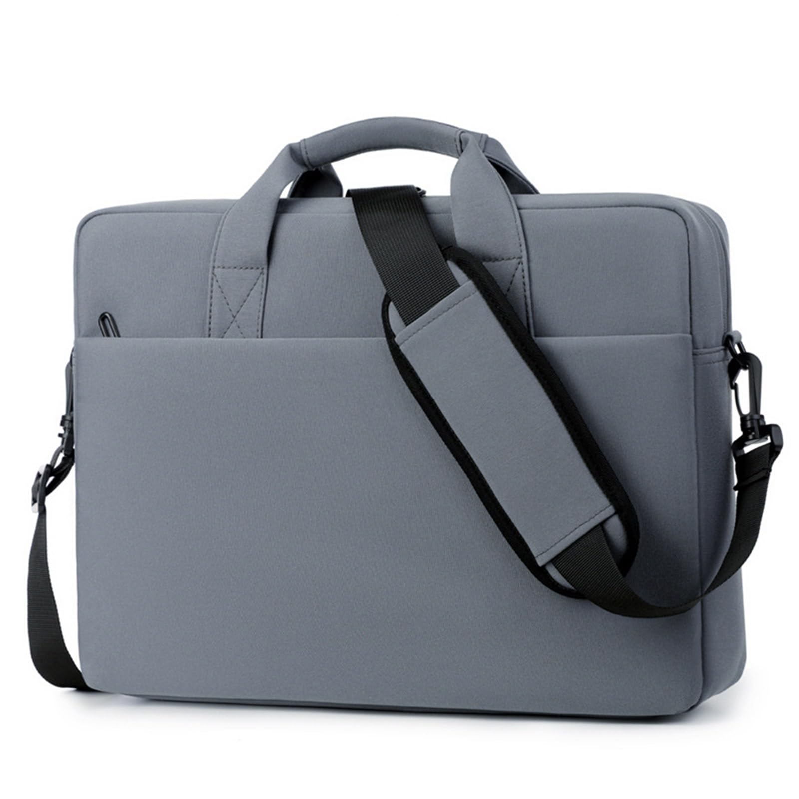 Borsa for laptop da trasporto in nylon for borsa a tracolla Custodia per PC(Grijs,Piccolo)