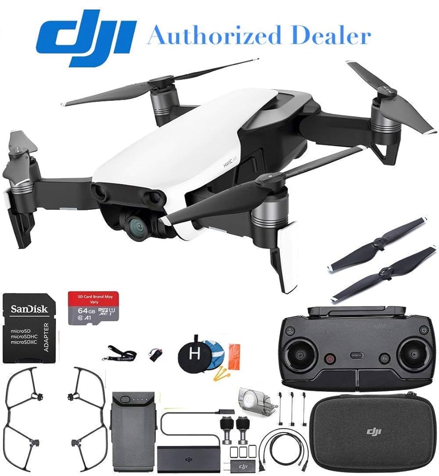 DJI - DJI MAVIC AIRフルセット 正常動作品　ホワイト Amazon.com: DJI Mavic Air Drone Quadcopter (Arctic White