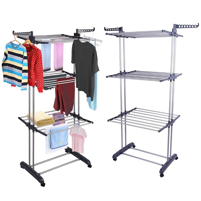 Buy Ruisyi Tower, Tower, Tower, Tower, Clothes Rack, Four Tier Wheels