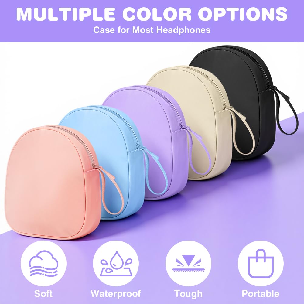 HOTUT Etui na słuchawki, miękkie etui na słuchawki, uniwersalne, przenośne podróżne etui do przechowywania słuchawek, torba do JBL Live, JBL Tune 510BT/520BT/500BT/720BT, Sony WH-CH520/510/720/710