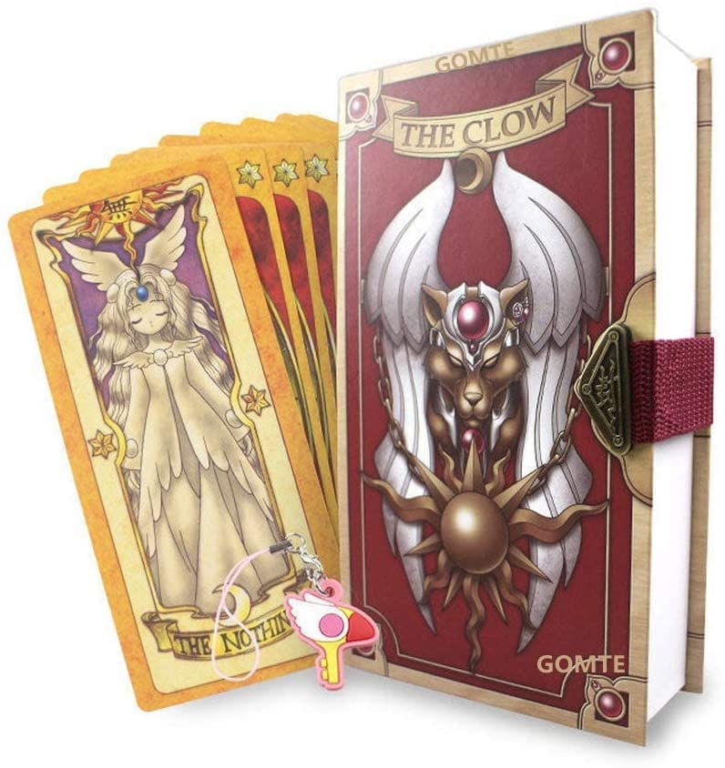 60PCS/Set Card Captor Sakura Clow Cards Kinomoto Sakura Comic Magic Book Set