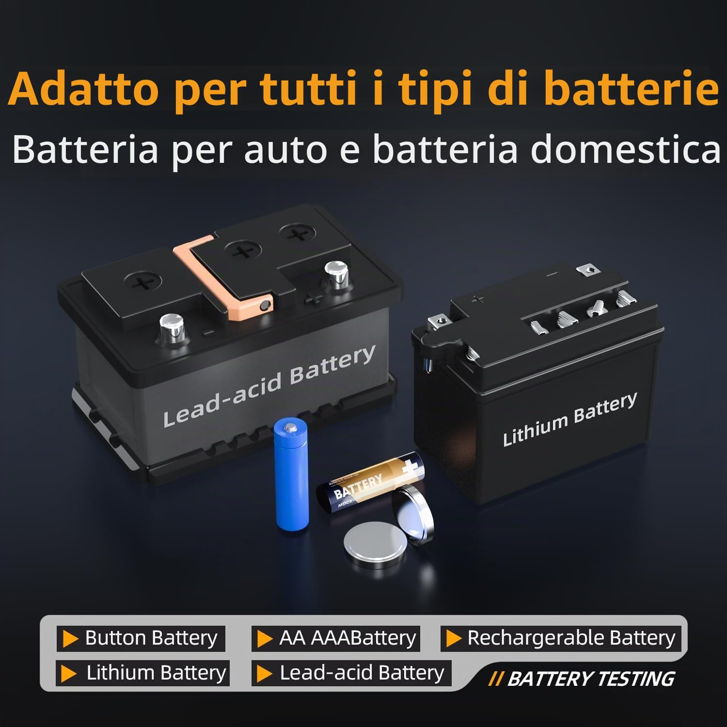 Tester di Resistenza,HRM-10 Tester Portatile Multifunzionale A 4 Fili Per Batterie 100V 200Ω Misuratore Di Resistenza Interna E Di Tensione Accurato
