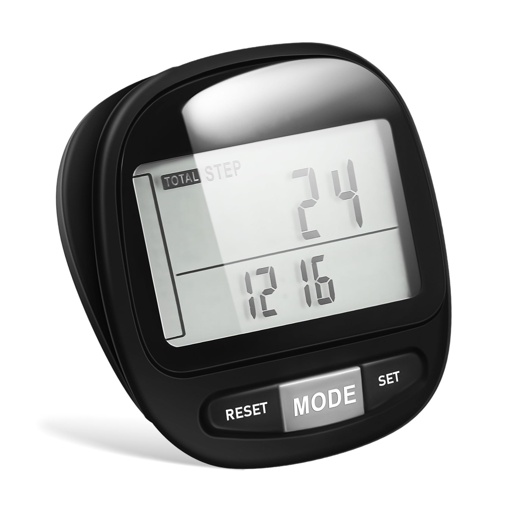 Balacoo Portable Pedometer Large Screen Clip on Step Counter for Fitness Simple to Use