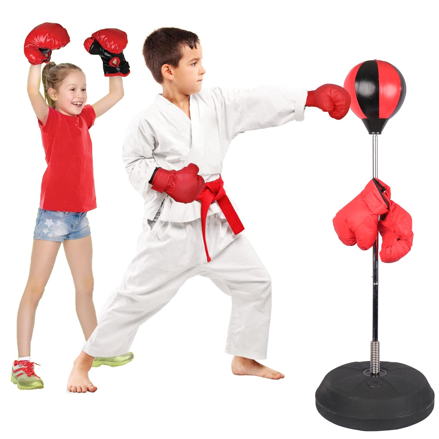 See full amazon price history chart for Hacer Boxing Ball Punching Gloves Set with Hand Pump & Adjustable Height Stand Strong Durable Spring Withstands Tough Hits for Stress Relief & Fitness (Rectangular Base, 1.25m) Hacer Boxing Ball Punching Gloves Set with Hand Pump & Adjustable Height Stand Strong Durable Spring Withstands Tough Hits for Stress Relief & Fitness (Rectangular Base, 1.25m) (B0CRDJV1T4) Amazon Price History, Amazon Price Tracker
