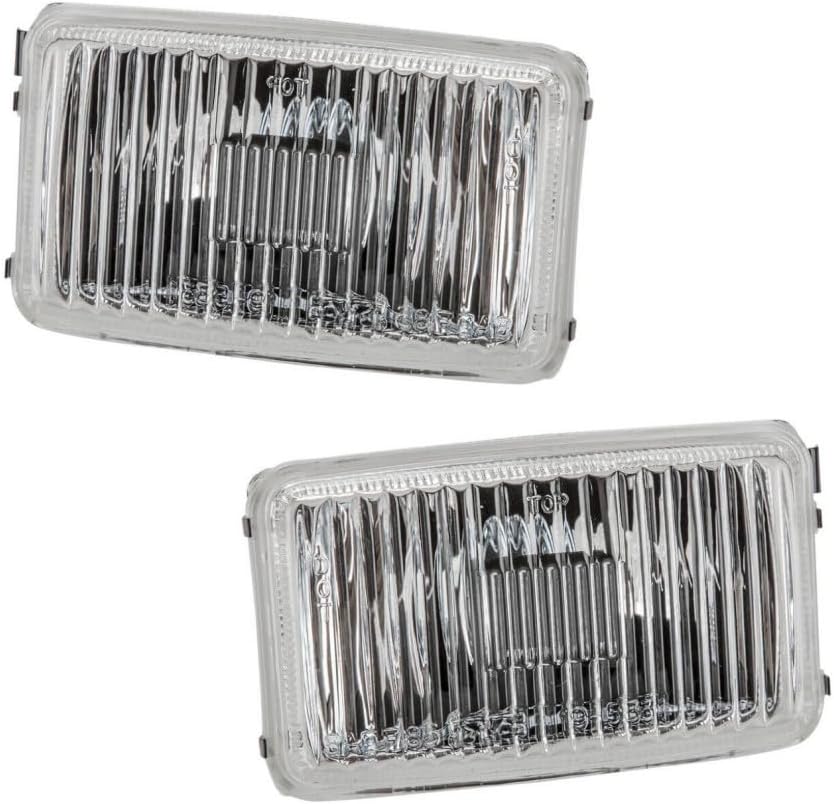 KarParts360 For Chevy C1500 / C2500 Fog Light Assembly 1988-1997 Driver OR Passenger Side | Single Piece | GM2596101 | 16502945