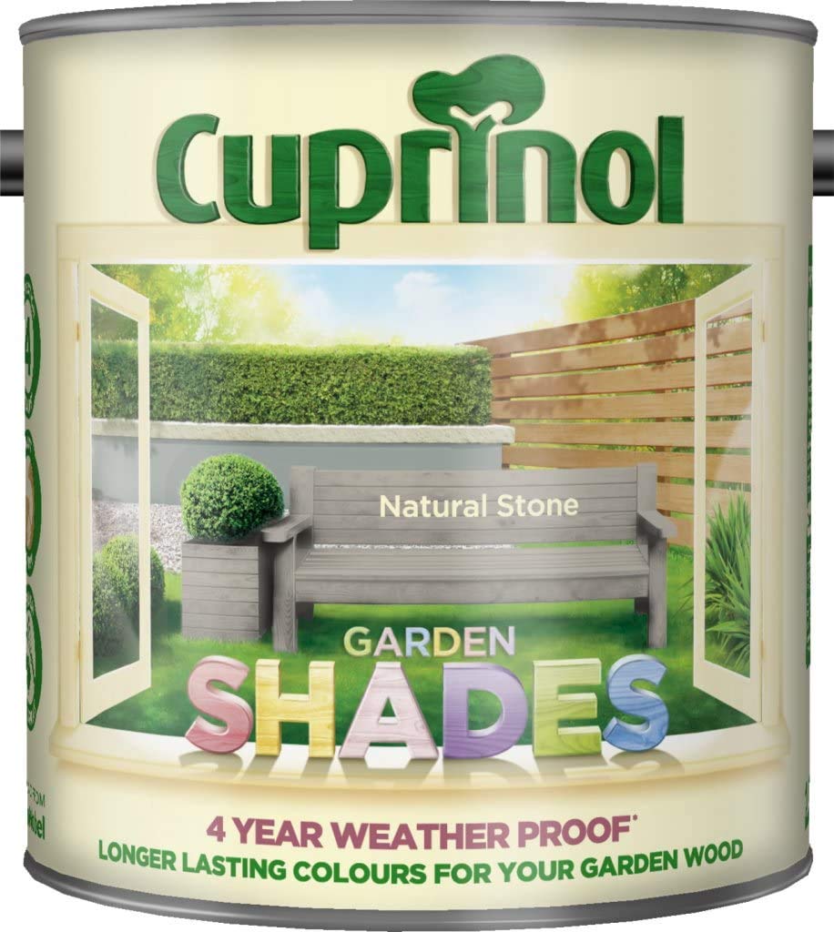 Cuprinol Garden Shades Paint in Tester Pot 125 ml, Natural Stone