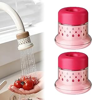 2 Unidades de Filtro Minimalista para Grifo de Agua, Purificador de Grifos con Filtración Multicapa, Filtro de Agua para Grifo de Colores, Accesorio Antisalpicaduras para Lavar Verduras (#A)