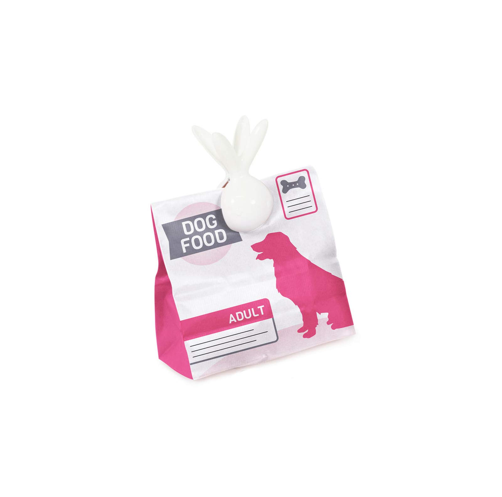 Cip Cip Molletta Per Chiudere Sacchetti - Per Crocchette, Biscotti, Alimenti, Made In Italy, Nero