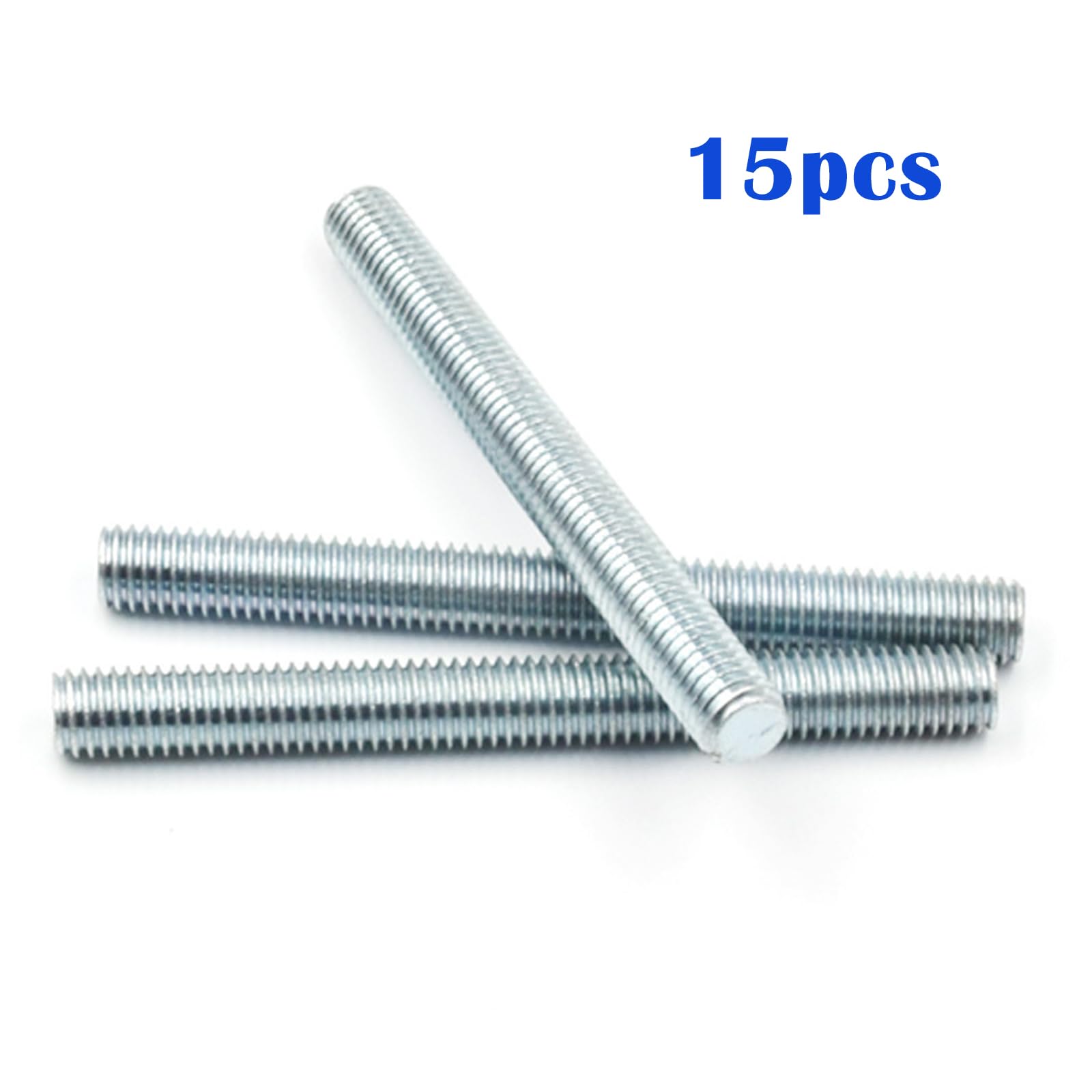 15 sztuk ocynkowanych prętów gwintowanych M8 x 100 mm pręt gwintowany pręty gwintowane ze stali nierdzewnej pręt gwintowany ocynkowany pręt gwintowany klasa wytrzymałości A2-70 DIN 975