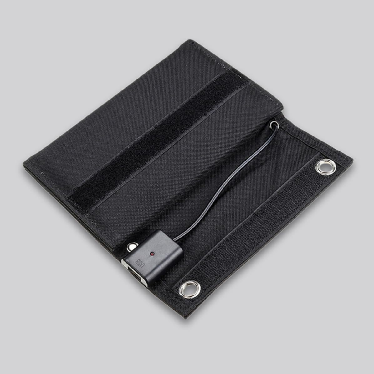 CLISPEED Cargador Solar Plegable de 15w y 6v Resistente al Clima Panel Monocristalino para Camping y Emergencias Portátil y Reducido