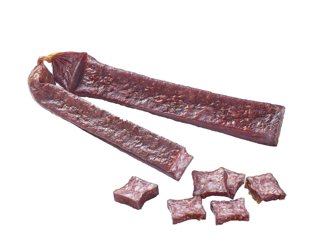 Almgourmet - Hirschlandjäger - 8 Stück je 60g - Wurstdelikatesse mit tollen Biss - schmeckt kräftig und würzig