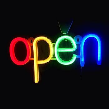 Amazon | Walfront ネオンサイン オープン LED ネオンオープン