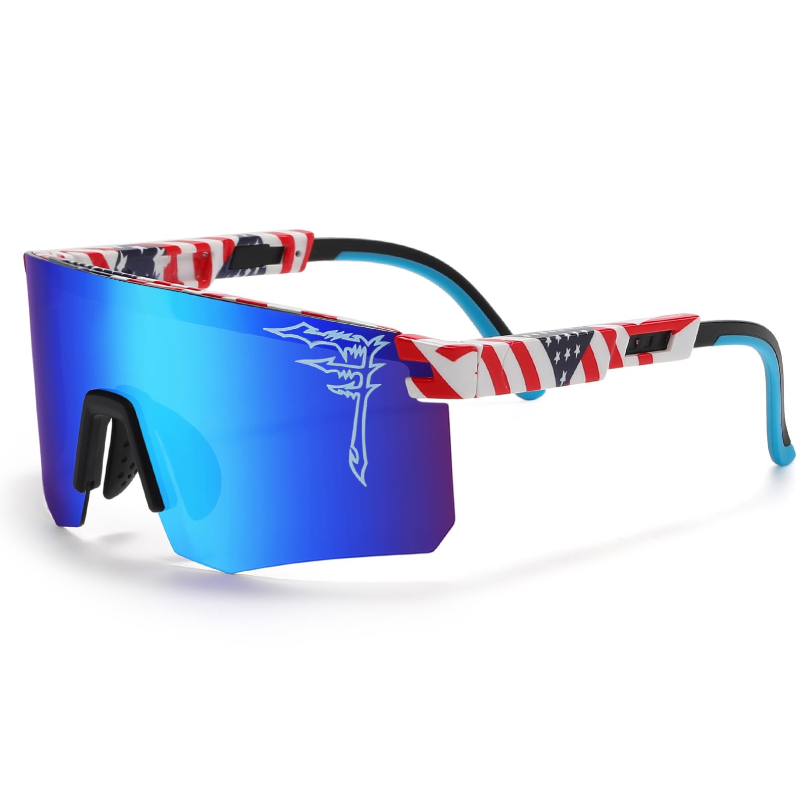 FIXEROS Two Size Polarized Baseball Sunglasses