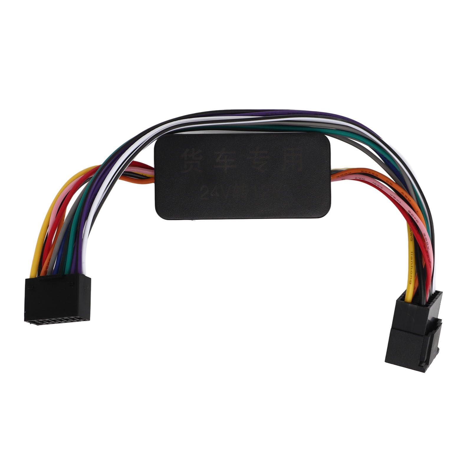 Regulador de Voltaje Convertidor de Alto Rendimiento de 24 V a 12 V para Radio de Camión Pantalla LED de Audio para Automóvil