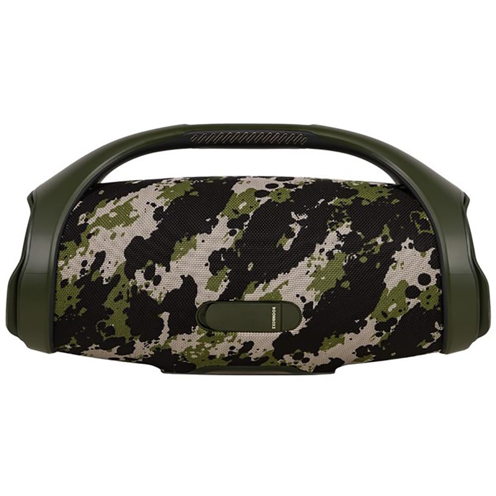 JBL Boombox 2 Altavoz inalámbrico portátil con Bluetooth, resistente al agua (IPX7), JBL PartyBoost, hasta 24h de reproducción, color camuflaje
