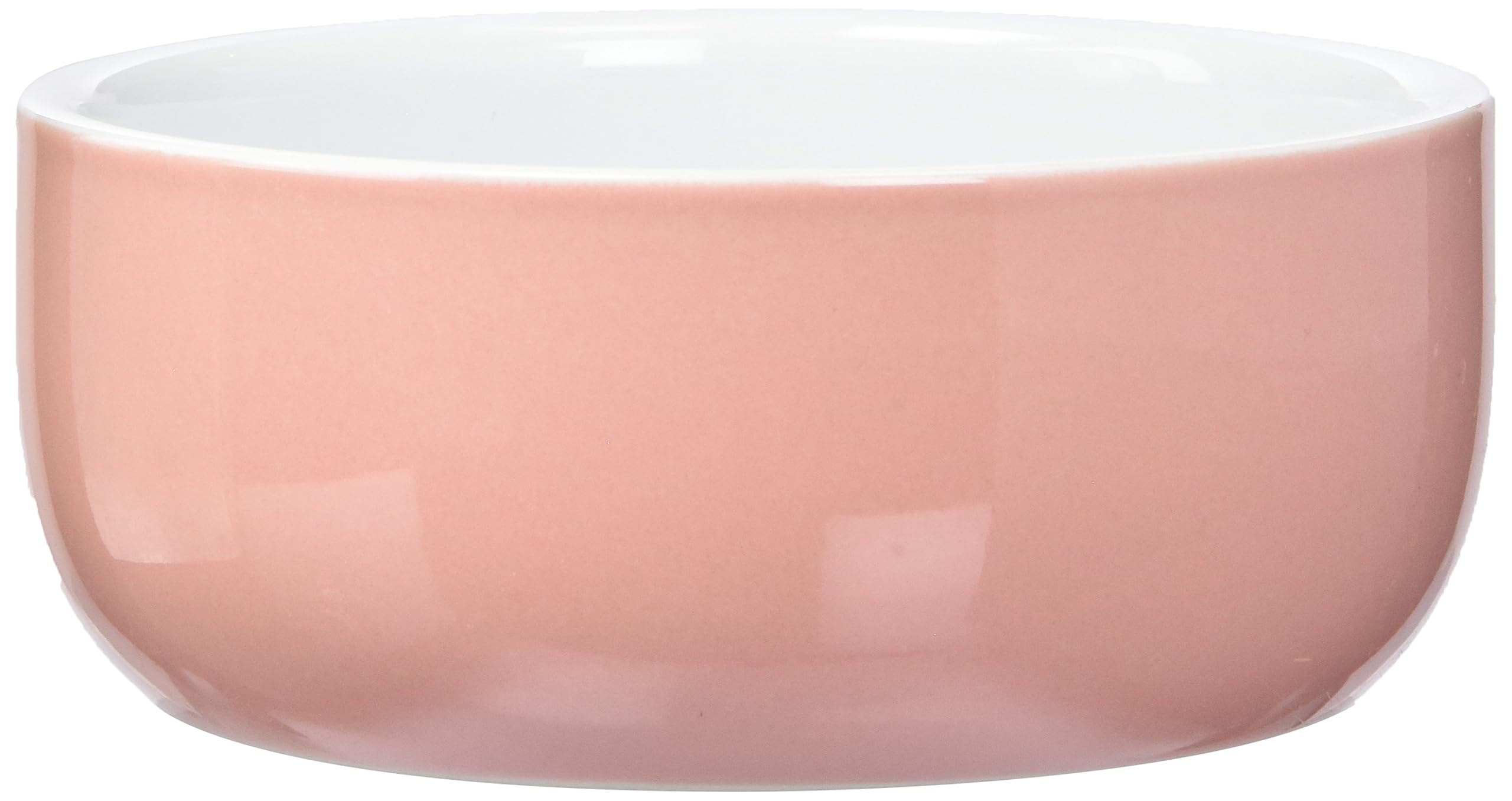 Nobby Ceramiczna miska dla gryzoni, kolor łososiowy/biały Ø 11 cm x 4,5 cm, 1 sztuka
