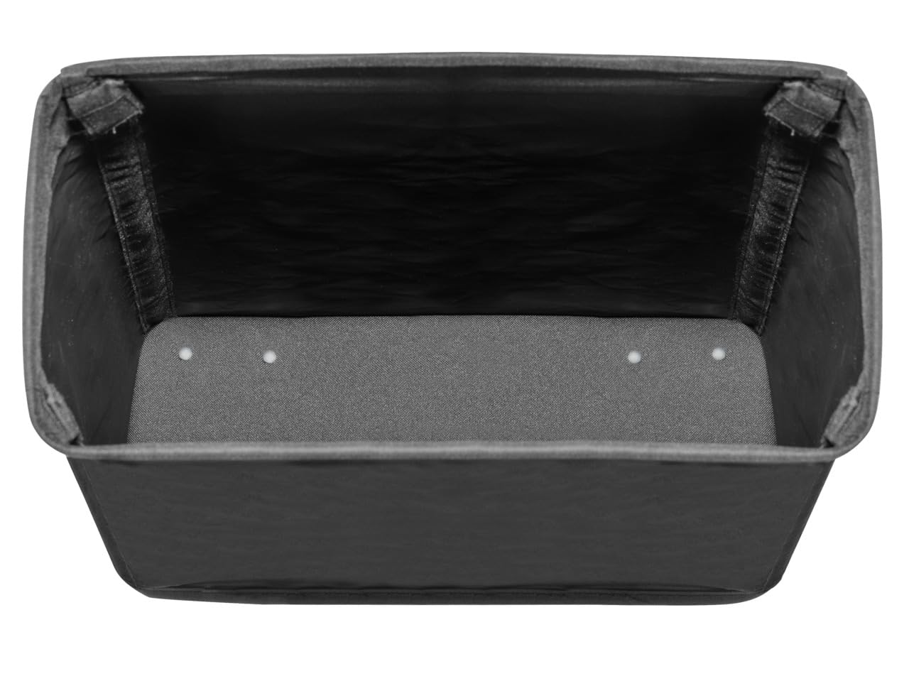 WENKO Cesto para la ropa sucia estrecho Corno negro WENKO, robusto cubo para la colada con cuatro ruedas y tapa, poliéster 100 %, capacidad 43 L, (anchura x altura x profundidad): 18,5 x 60 x 40 cm