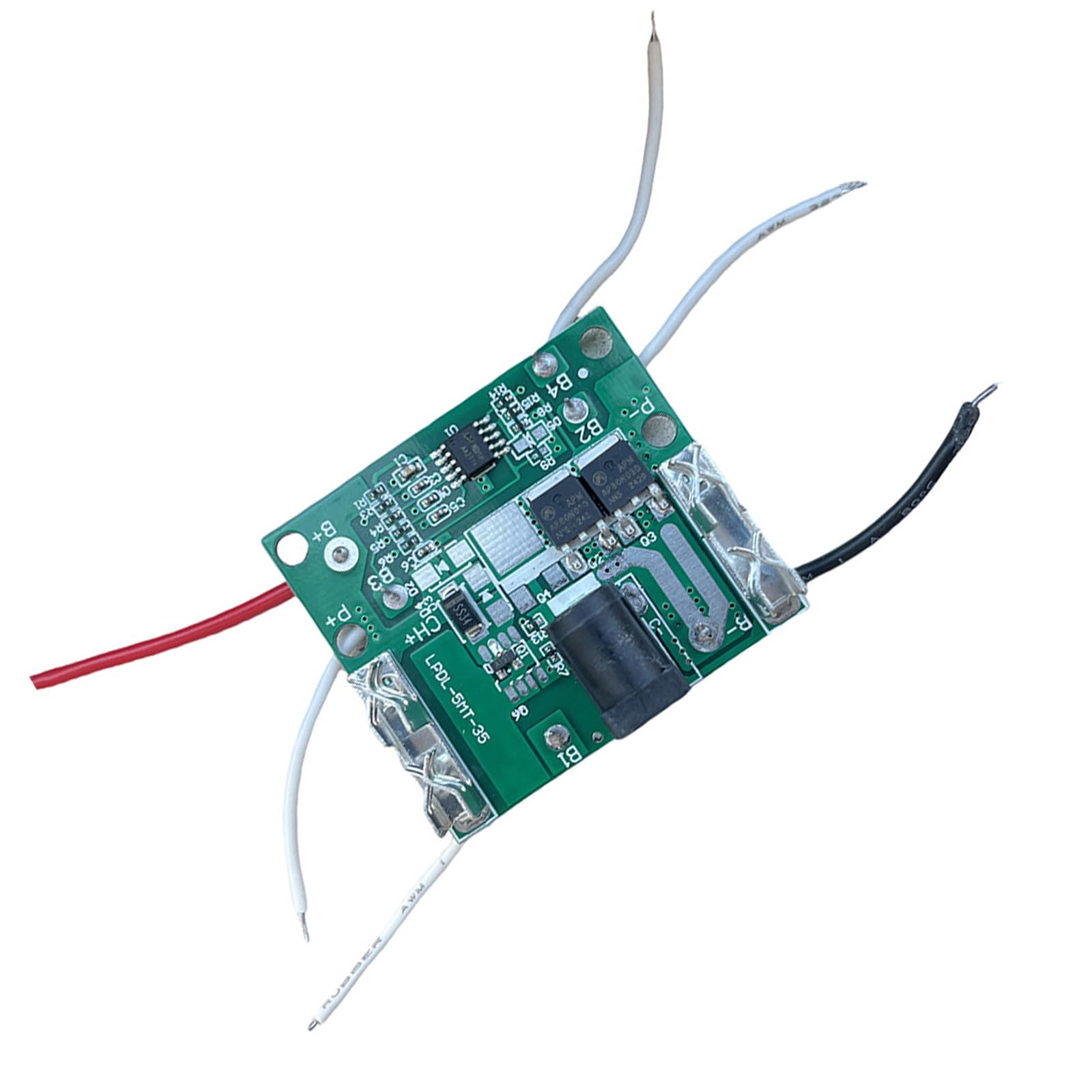 Battery Board with Overcharge Over-Discharge Short Circuit and Overcurrent Control, 5S 21V PCB Module for Battery Pack Repair and Wiring Projects Short Circuit Control for Repair Projects