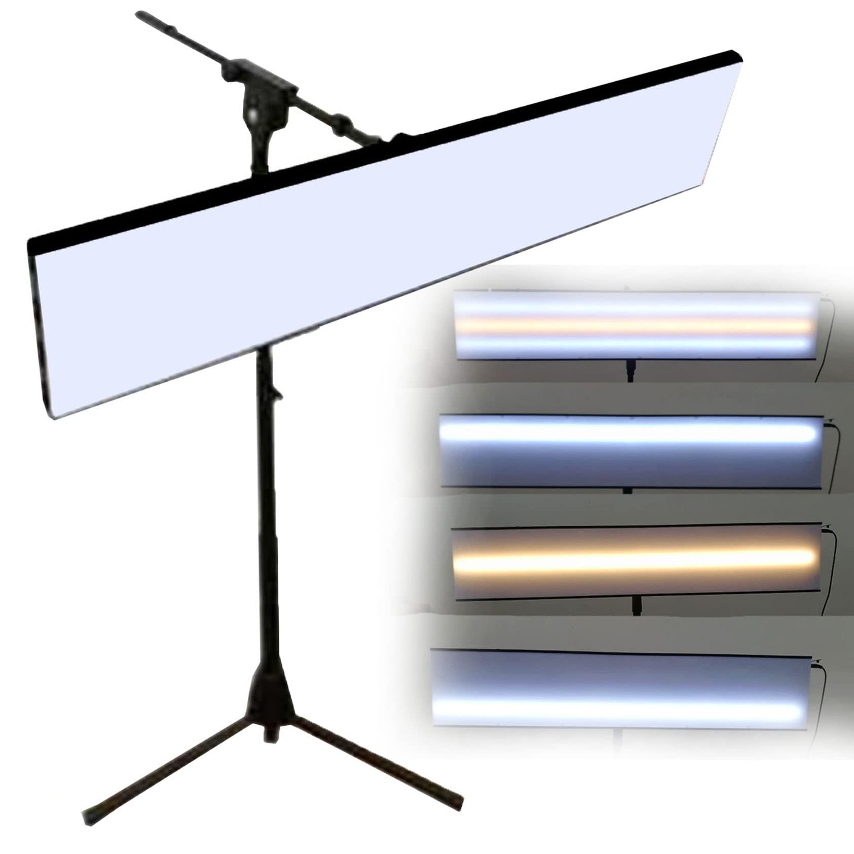 Car Dent Repair Light Tools PDR Light Car Dent Repair Lamps and Light System Adjustable and Flexible Strong Foot with 4 Wheels, Adjustable Car Dent Repair Tool