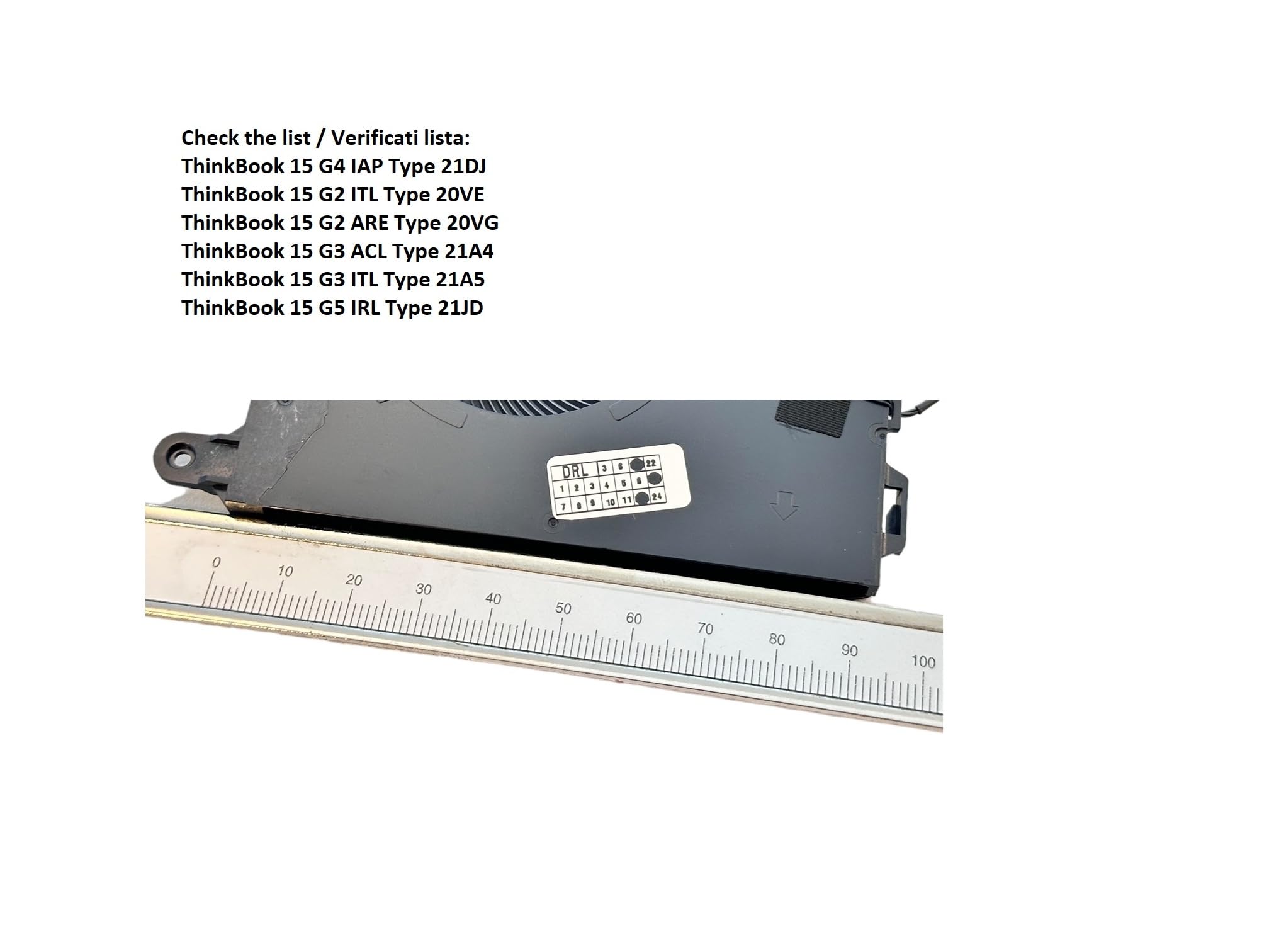 Ventola di Raffreddamento CPU per Lenovo ThinkBook 15 G2 ARE, 15 G2 ARE, 15 G5 IRL, 15 G3 ACL, 15 G3 ITL, 15 G4 IAP PN: 5F10S13936, NS85C32-20C09, DC28000SOD0, 5F10S13937, DC28000SOV0AVC1, BAPC0906R5H