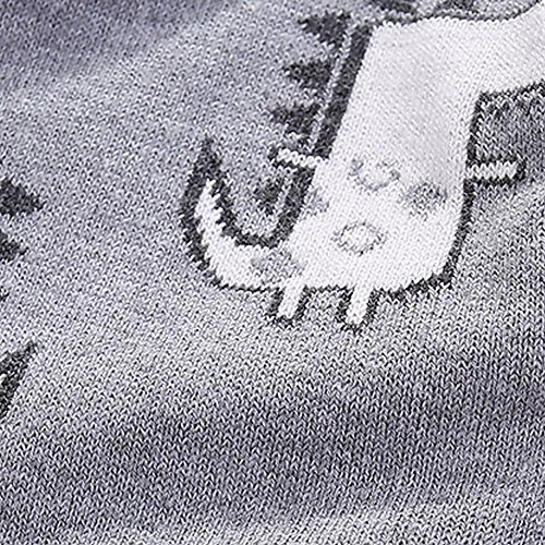 Moyikiss Studio Baby Boys Girls Long Sleeve Cartoon Coat&Jacket Toddler Zip-Up Hoodies Sweatshirt (Grey, 80/9-12Months) #TOP4