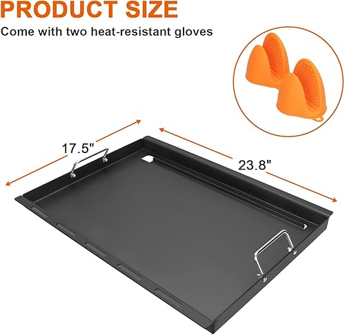 Miniatura 2 de 6787 Plancha de tamaño completo para parrillas Weber Spirit 300 Spirit II serie 300, plancha superior plana para Weber Spirit E-310 E-320 S-310