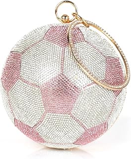 Ball Shaped Rhinestone Evening Clutch Purse for Women, Crossbody Bag,Crystal Purses for Party Wedding Dinner Accessories