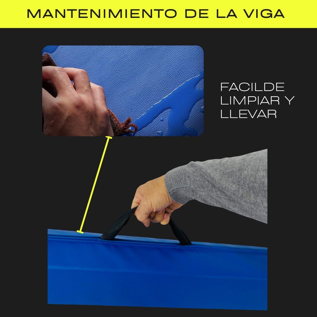 Viga de Equilibrio para Niños 240cm | Gimnasia Artística, Juego Exterior | Plegable, Antideslizante | Psicomotricidad Infantil, Tabla de Equilibrio para Niños
