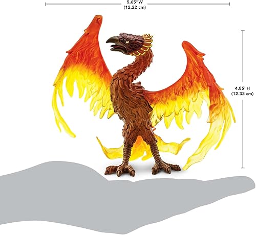 Miniatura 3 de Safari Ltd. Figura de Phoenix - Figura de modelo de pájaro ardiente de 7 pulgadas, juguete mítico para niños, niñas y niños a partir de 3 años