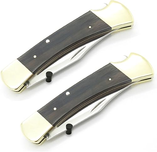 Miniatura 8 de Paquete de 2 pernos de pulgar para cuchillo plegable Buck 110, botón de pulgar de repuesto universal para cuchillos de caza plegables, grosor de la