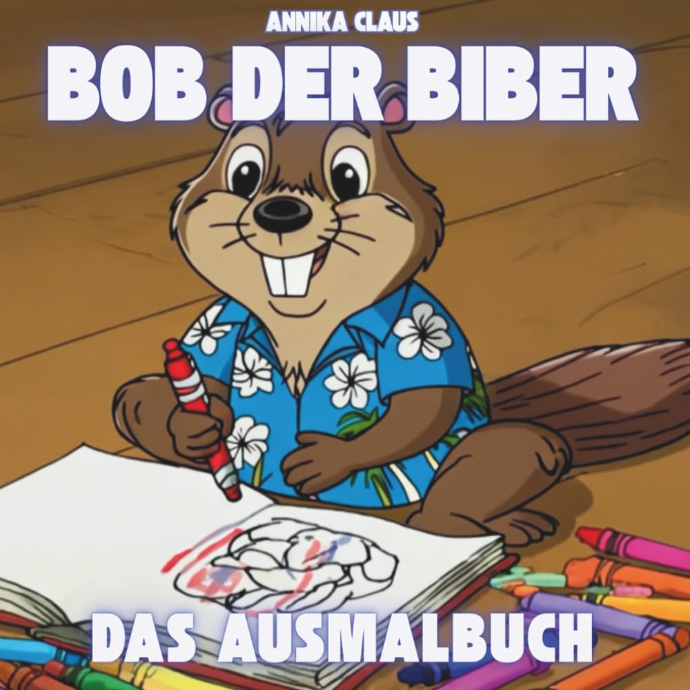 Bob der Biber - Das Ausmalbuch: Entdecke die Welt mit Bob – Seite für Seite zum Ausmalen