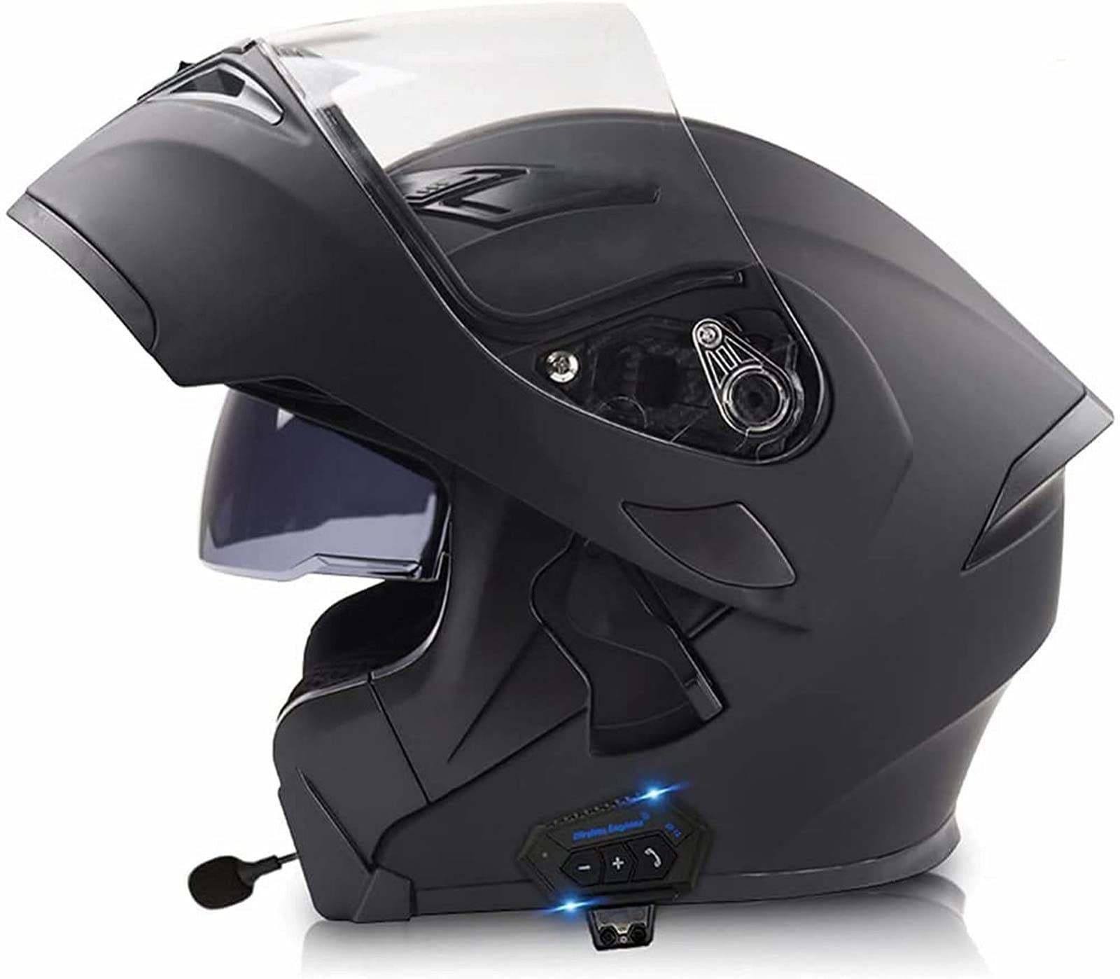 Opklapbare Bluetooth Motorhelm DOT/ECE Goedgekeurd met