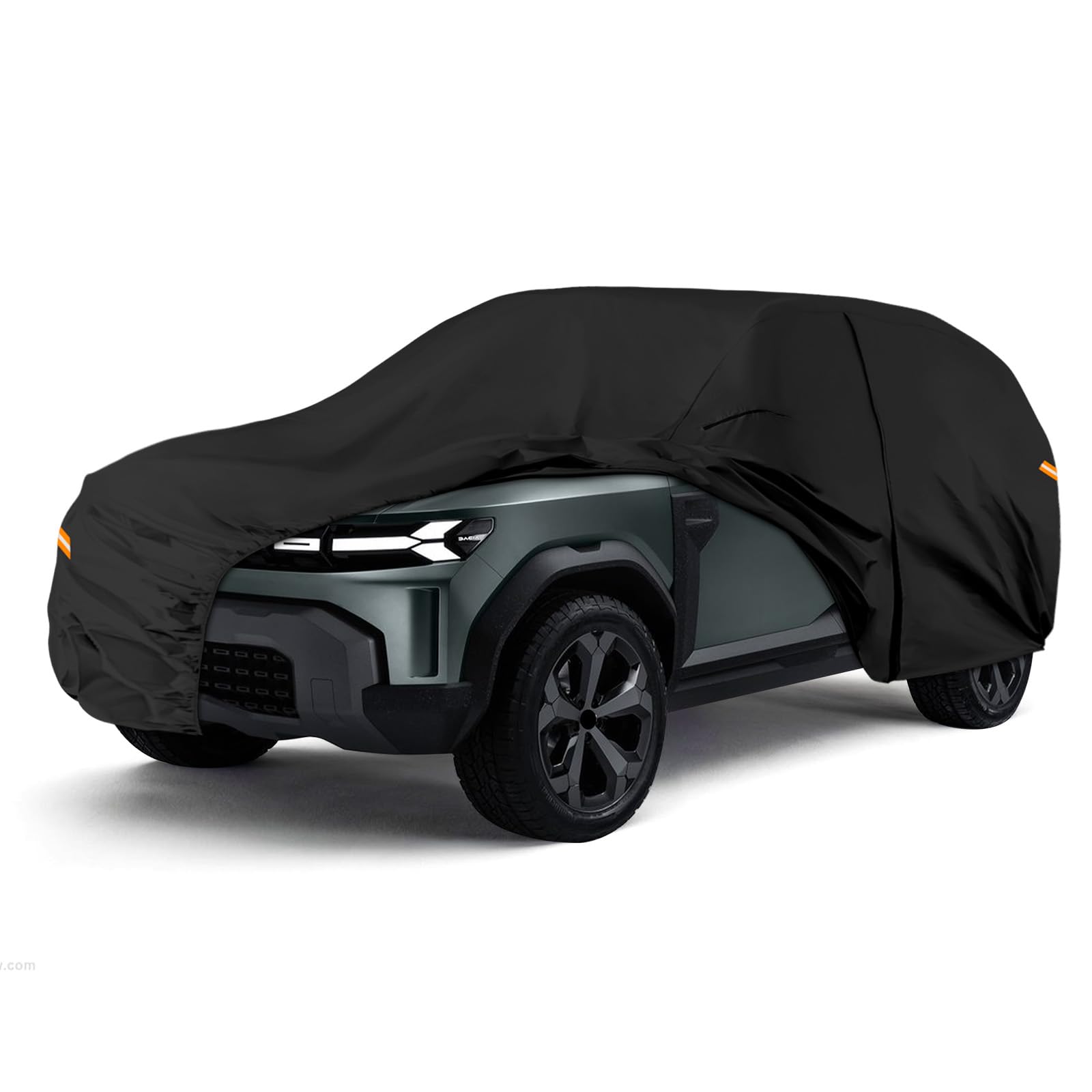 Funda de coche impermeable para Dacia Bigster/Renault Boreal 2024-2025, cubierta completa para coche, lona para invierno, verano, todo tipo de climas, cubierta con cremallera, con cierre de puerta