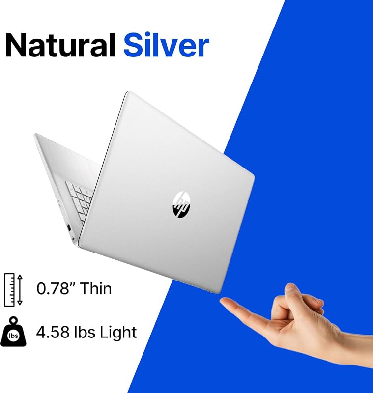 HP 17.3 inch Laptop | 2026 Edition | Intel 13th 8 Cores i3 CPU (Beat 11th i5) | 4GB RAM | 128GB SSD | Wi‑Fi 6 | AI Copilot | Large Screen | Windows 11 image 6