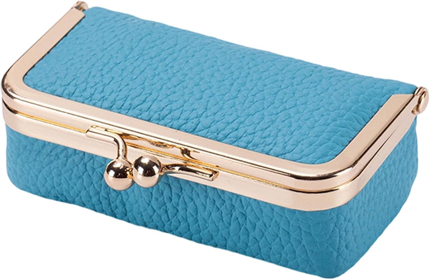 Soft Cowhides Leather Small Jewelry Case Portable Makeup Bag for Wedding Accessories Rings Chains and Cosmetics Trendy Tiny Makeup Accessory