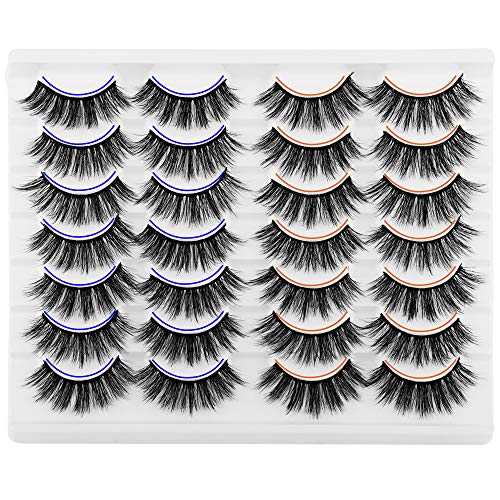 False Eyelashes, 14 Pairs False Lashes Winifred Volume Natural Reusable Fake Eyelashes