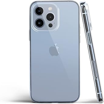 totallee Clear iPhone 13 Pro Case, Thin Cover Ultra Slim Minimal - for Apple iPhone 13 Pro 2021 Transparent