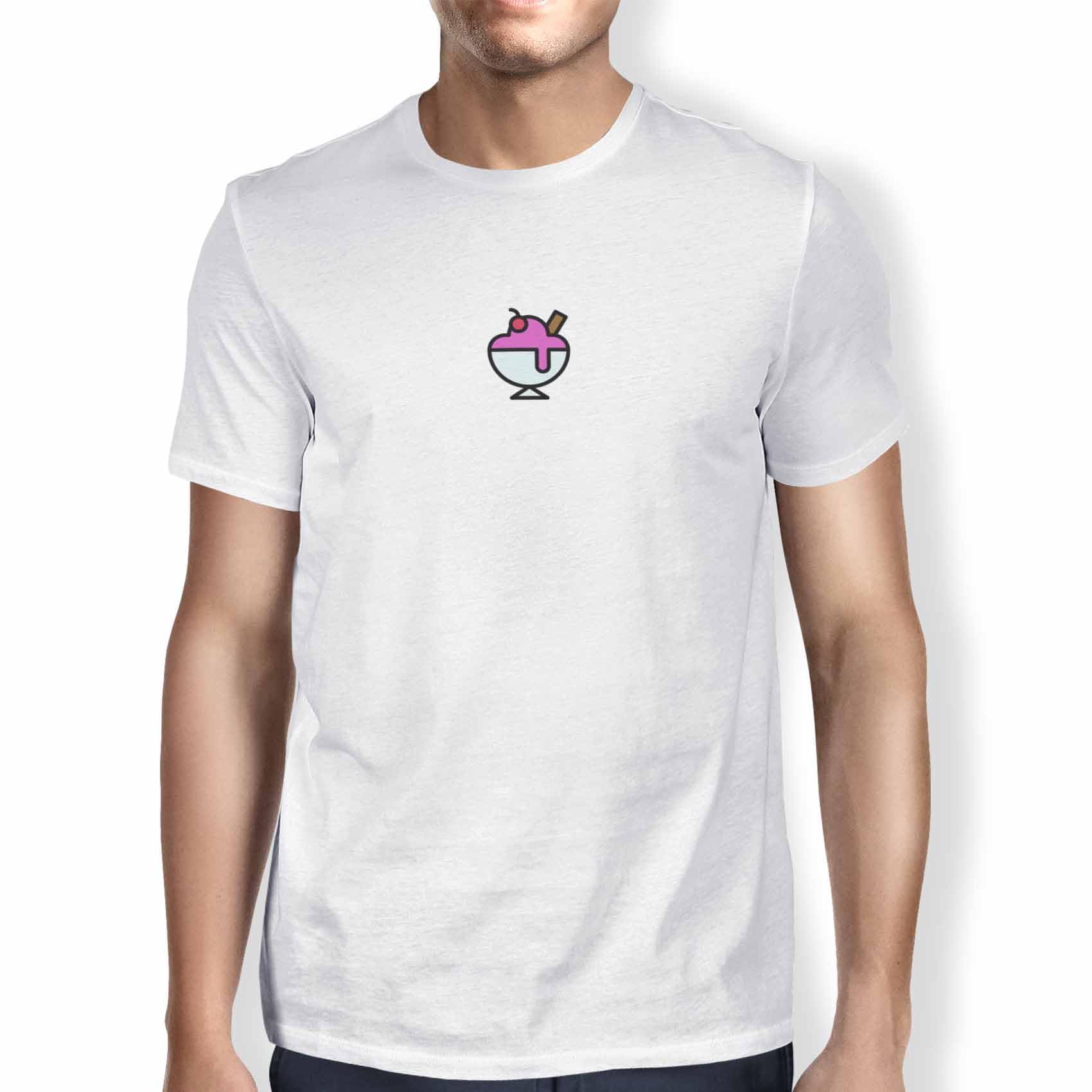 Green Fish Men's White Fdmtsi-102167 T-Shirt, L
