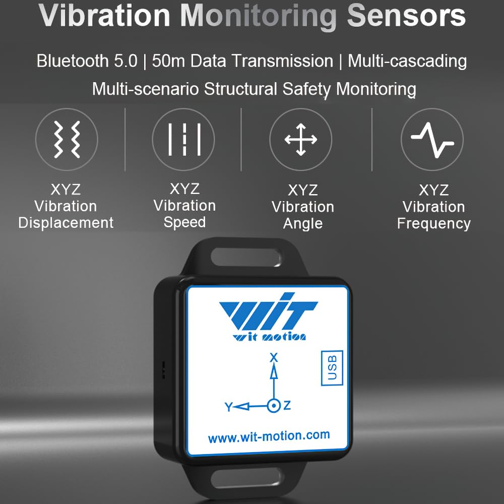 BLE Vibration Sensor] WTVB01-BT50 Smart Vibration Module Ar-duino, 3-axis  Vibration(Amplitude+Frequency+Displacement+Speed) Detector, Wireless  Acceleration Shock Motor Monitor : Amazon.com.au: Automotive