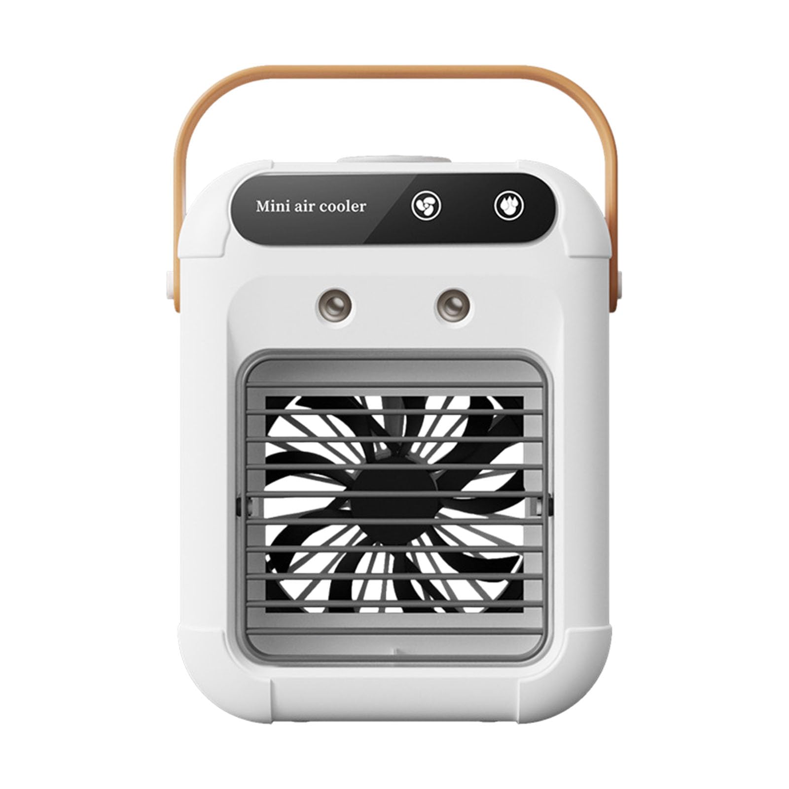 Air Conditioning Cooling Fan 2 Speed Cooling Quiet Misting Fan for Bedroom Room Outdoor Desk Low Humidifying Desk