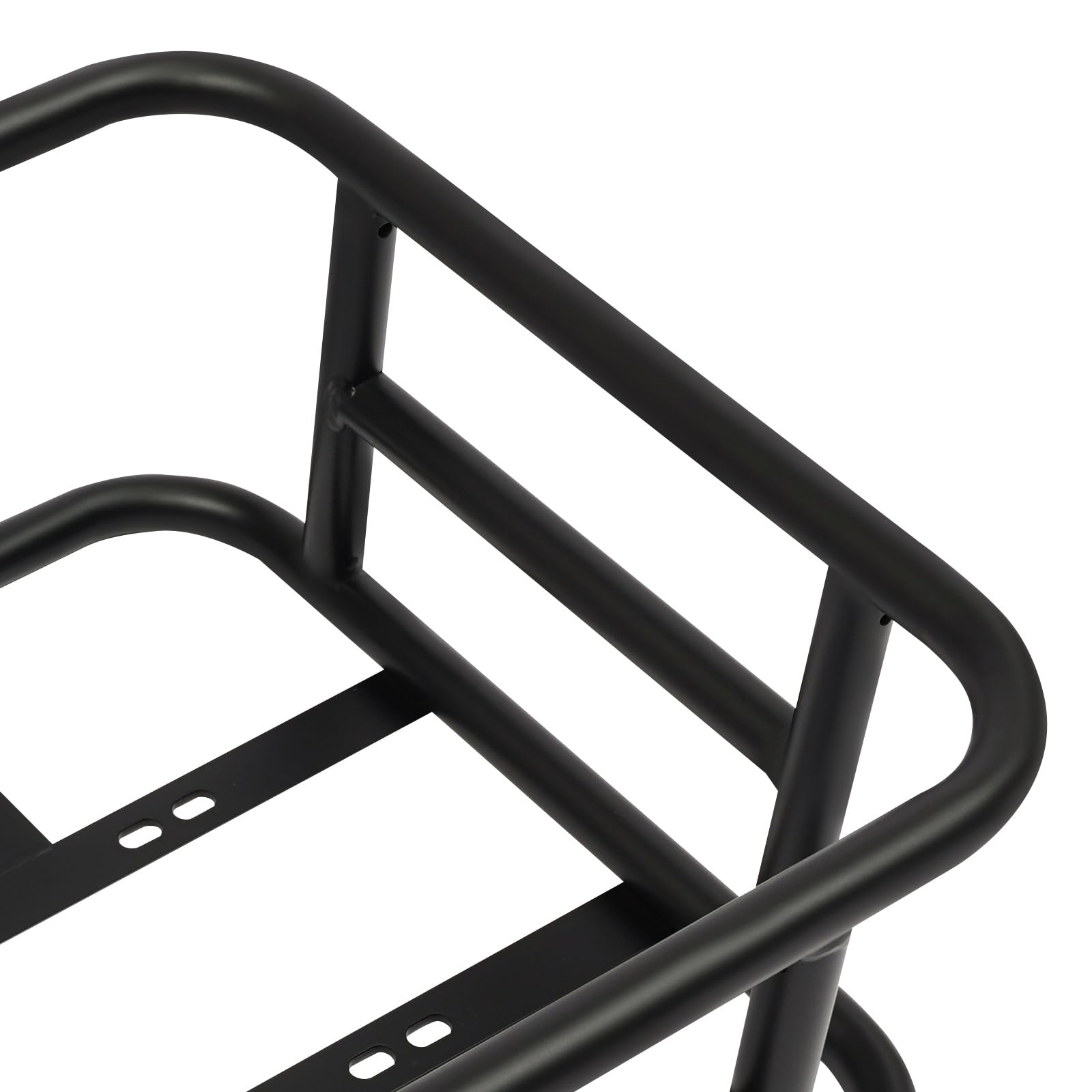 Cestino posteriore per bicicletta, con capacità di carico di 15 kg, robusto, durevole, adatto per mountain bike e bici da corsa, borse per il pranzo, bottiglie d'acqua (nero)
