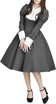 NO.S PROJECT クラシックレトロワンピース ネイビー　S クラシックレトロワンピース ナイトネイビー | NO.S PROJECT