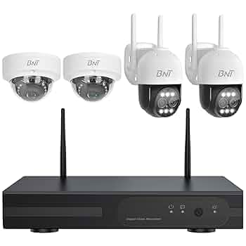 【500万画素対応・360°全方位監視】防犯カメラ 屋外 ワイヤレス Amazon.co.jp: 【500万画素・360°PTZ機能搭載】BNT ワイヤレス