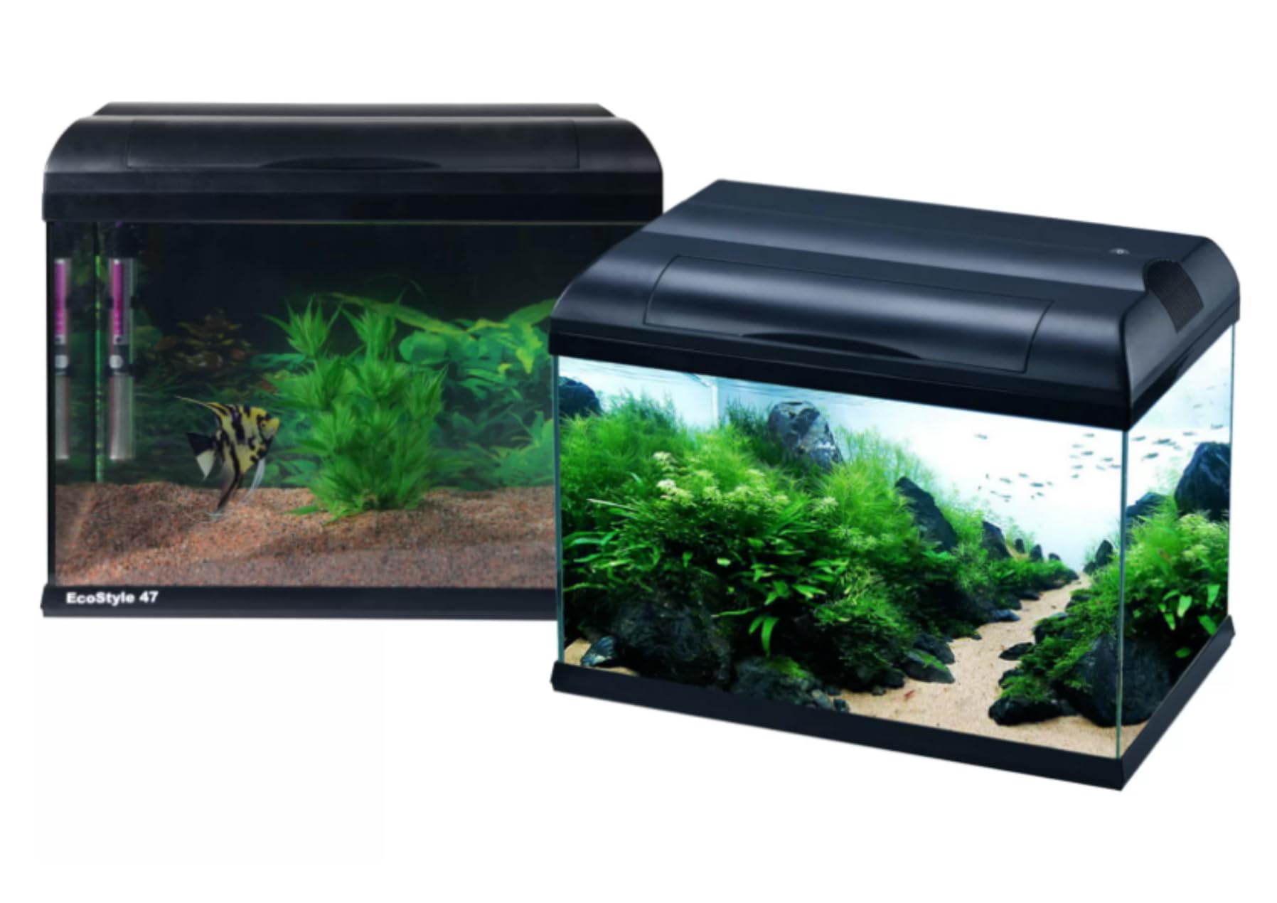 Aqua One EcoStyle 47 / 38L Rectangular Aquarium 47x29x40cm Black — image 1