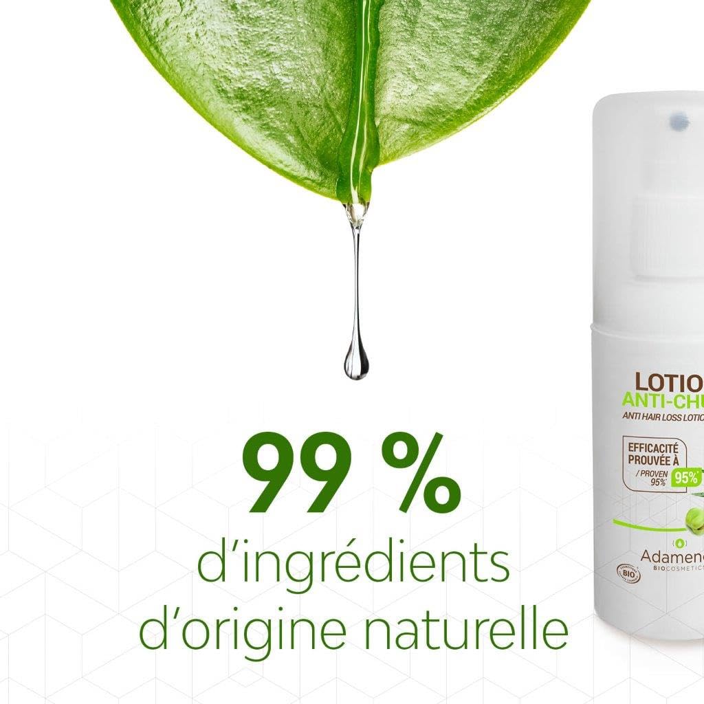 Anti Chute Cheveux - Favorise la Croissance - Diminue la chute - Lotion Bio d'Origine Naturelle