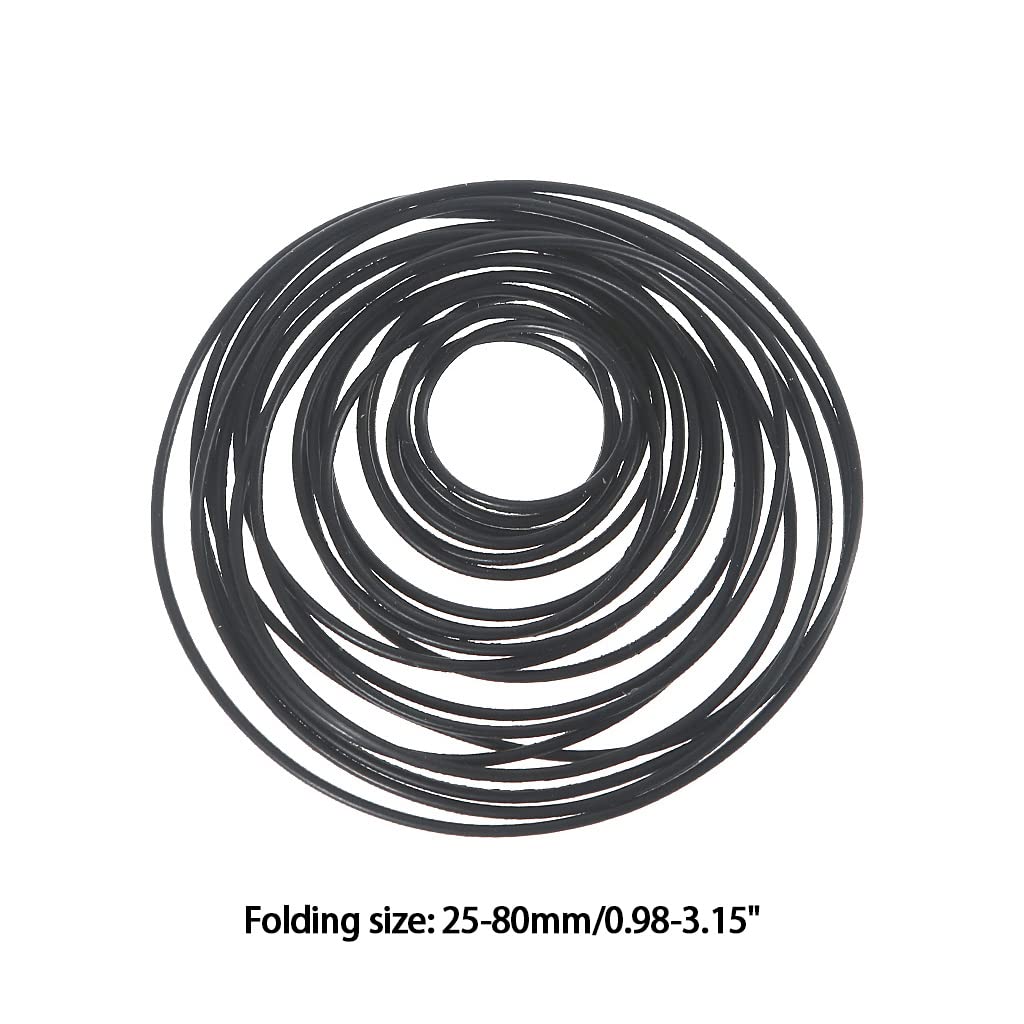 Goma de silicona banda polea transmisión motor redondo 1x1mm 20 unids DIY juguete módulo coche