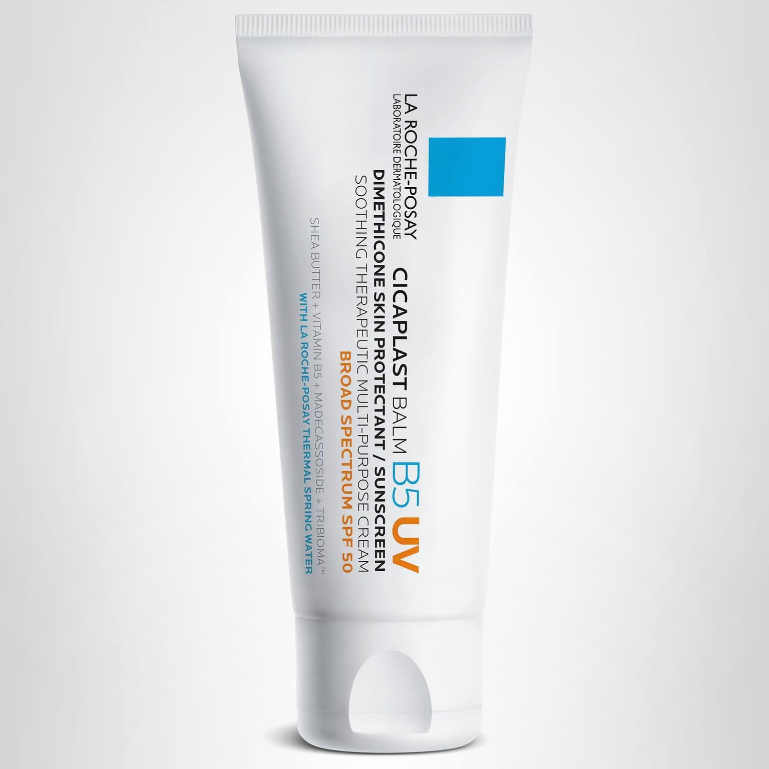 La Roche-Posay Cicaplast Balm B5, Healing Ointment and Soothing Therapeutic Multi Purpose Cream for Dry & Irritated Skin, Body and Hand Balm, Baby Safe, Fragrance Free: 1.35 Fl Oz (Pack of 1) 1.35 Fl Oz (SPF 50)