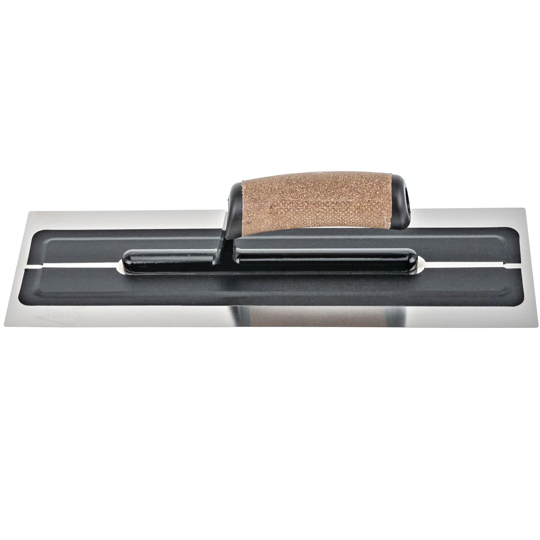 Paleta flexible con mango de corcho, acero inoxidable, 110 x 360 mm