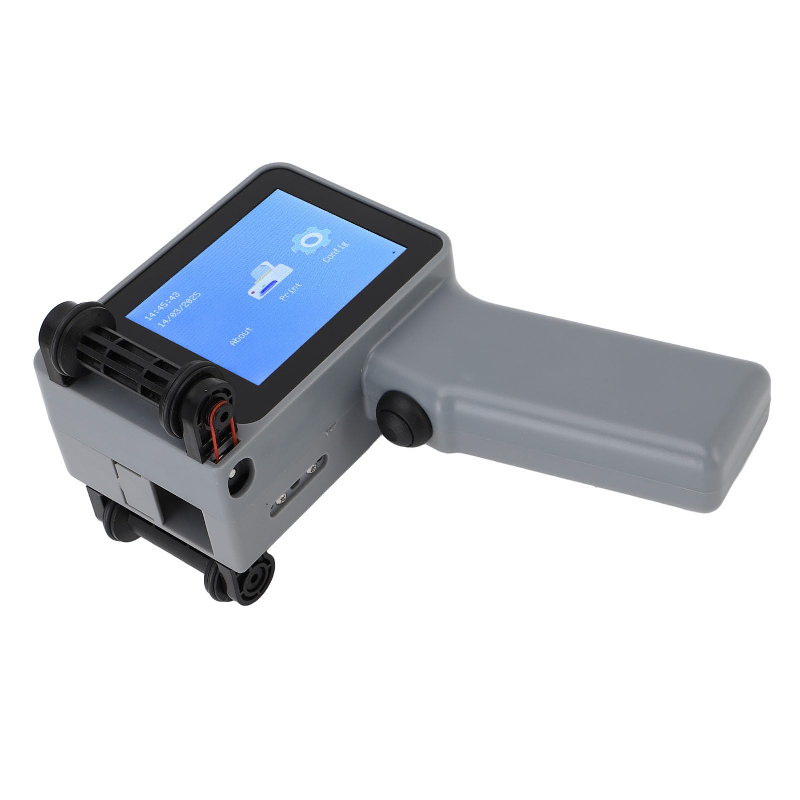 FTVOGUE Mini Impresora de Tinta Impresora Handheld Inkjet Pistón Portable HD LED 4.3 Pulgadas Táctil para Código de Barras